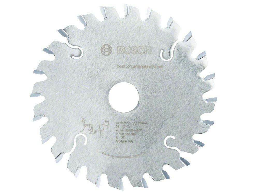 BOSCH Best for Laminated 125x20 mm 24 Diş Elmas Çizici Testere (2608642609)