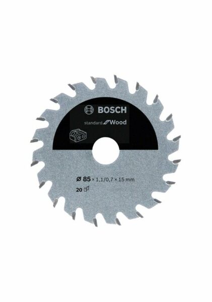 BOSCH 85x15x1.1 mm 20 Diş Ahşap Daire Testere (GKS 12V-26 için)