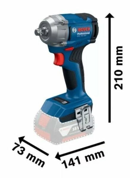 BOSCH GDS 18 V-350 Şarjlı Somun Sıkma 18 Volt 4.0 Amper Çift Akülü