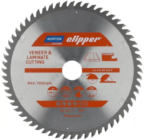 NORTON Clipper  TCT Laminat  Elmas Testere 305x30 80 Diş 70184608146
