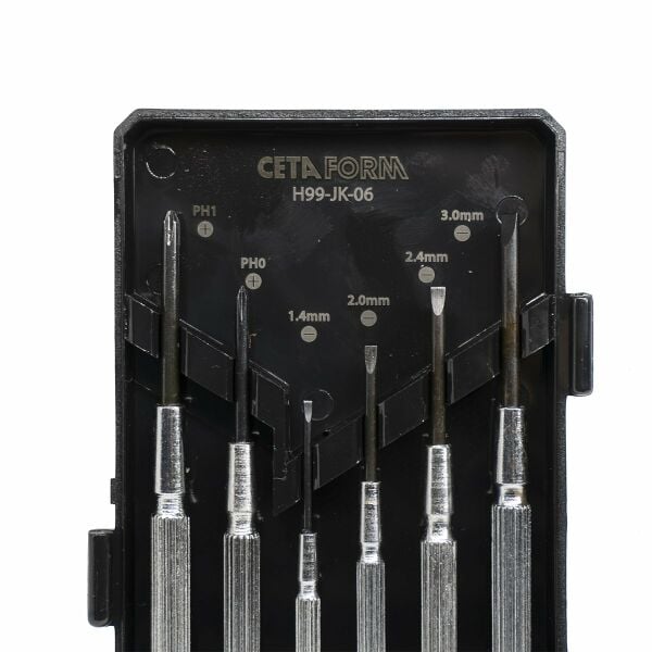CETA-FORM H99-JK-06 Saatçi Tornavida Takımı 6 Parça