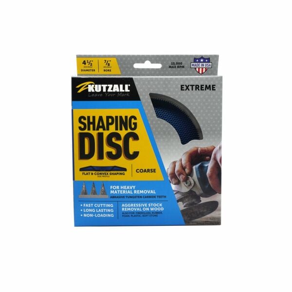 KUTZALL Extreme SD412X90 Kalın Diş Çanak Törpü 115 mm (Taşlama İçin)