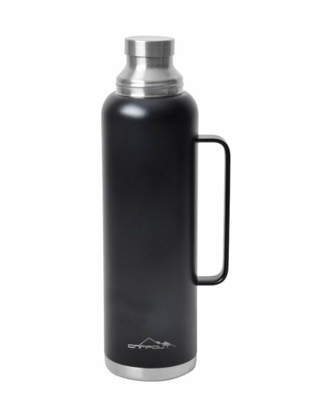 NURGAZ Campout Çift Katmanlı Termos Siyah 1500 ml (NG 164)