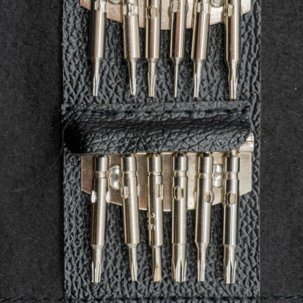 ROX Wood Deri Çantalı 25 Parça Hassas Tornavida Takımı