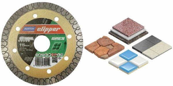 NORTON Clipper 115 mm Extreme Granit Seramik Kesme Testeresi