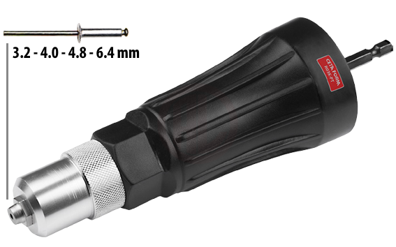 CETA-FORM Perçin Pensi Adaptör Takımı (Elektrikli Aletler için)