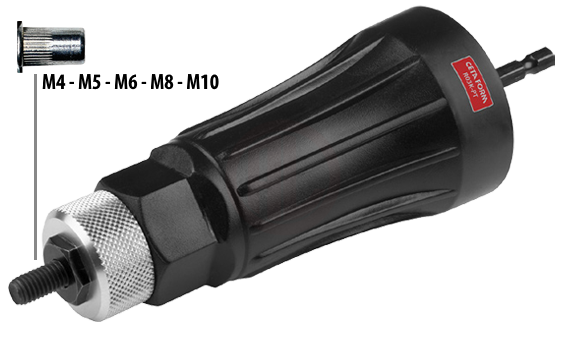 CETA-FORM Perçin Pensi Adaptör Takımı (Elektrikli Aletler için)