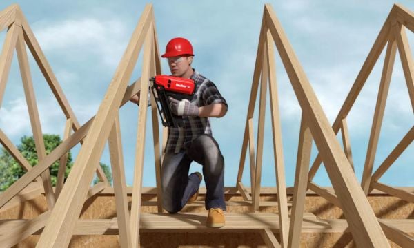 FISCHER FGW 90 F Gazlı + Akülü Ahşap Çivi Çakma Tabancası