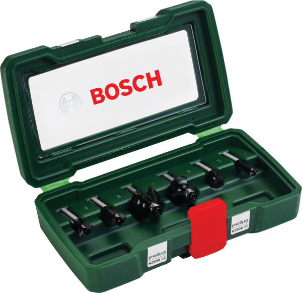 BOSCH 8 mm Ahşap Freze Uç Seti 6 Parça (2607019463)