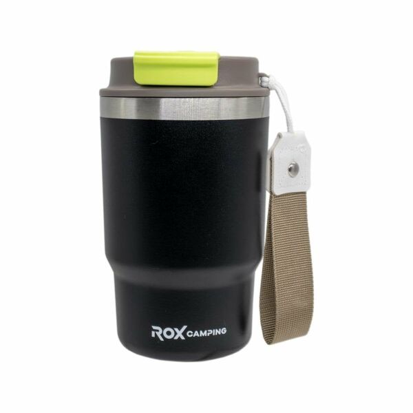ROX Camping Pipetli Termos 0.48 Litre - Siyah (153CAMP0193)