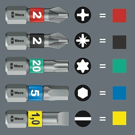WERA PZ3 x 50 mm Yıldız Bits Uç (855/4 IMP DC)