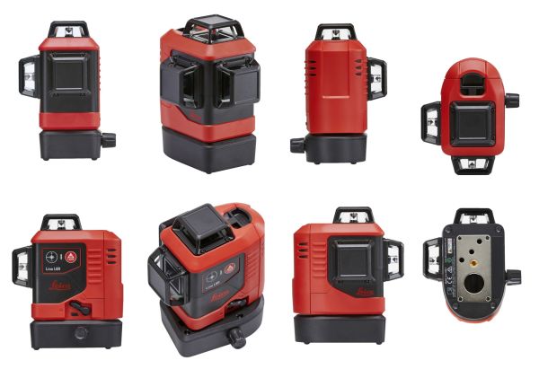 ﻿LEICA LINO L6R 3 Eksen 360 Derece Çapraz Çizgili Şarjlı Kırmızı Lazer Terazi