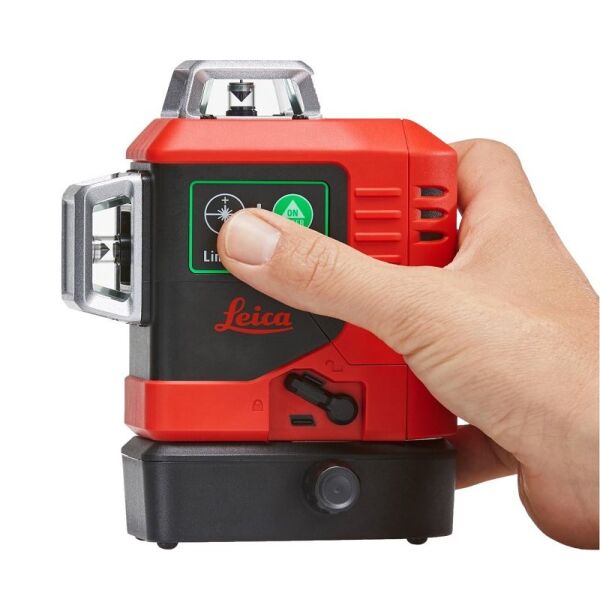 ﻿LEICA LINO L6G 3 Eksen 360 Derece Çapraz Çizgili Şarjlı Yeşil Lazer Terazi