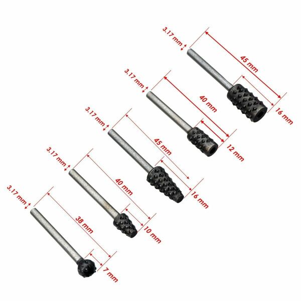 NEXON 5322 Gravür Makinası İçin Törpü Seti 5 Parça