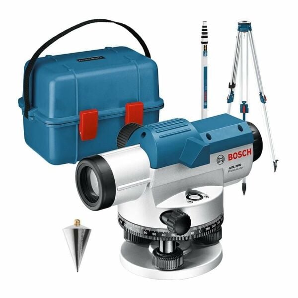 Bosch GOL 26 D + BT 160 + Gr 500 Optik Hizalama - 0601068002
