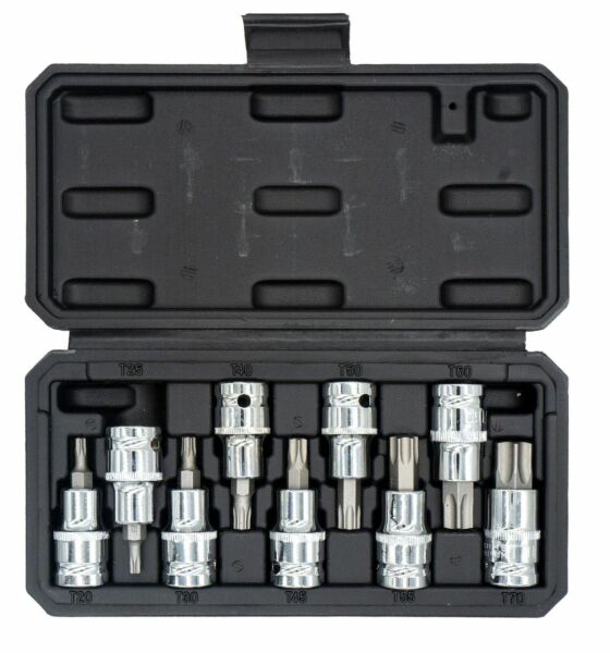 NEXON 5548 1/2'' Torx Bits Uçlu Lokma Anahtar Takımı 9 Parça