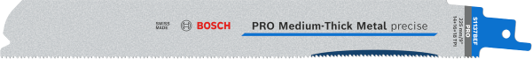 BOSCH PRO S 1137 BEF Metal Kesimi İçin Orta Hizmet Tilki Kuyruğu Testere Ucu 225 mm