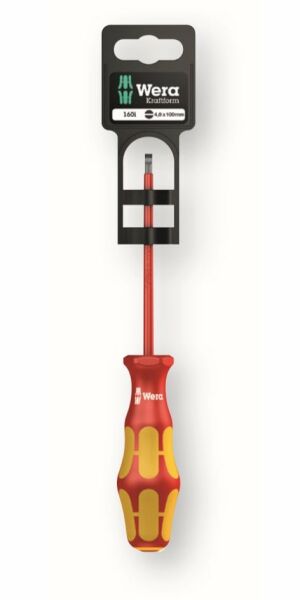 WERA 160i SB VDE Düz Tornavida 3.5 x 100 mm