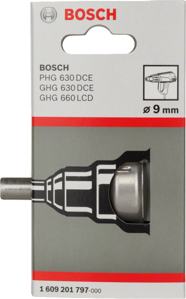 BOSCH Sıcak Hava Tabanca Aksesuarı 9 mm Nozul Ucu (1609201797)