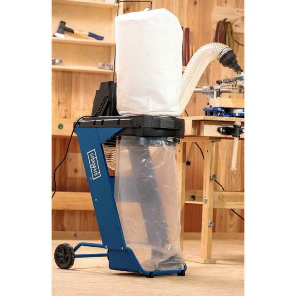 SCHEPPACH DC 500 Toz Emme Makinası 75 Litre 550 Watt (Adaptör Dahil)