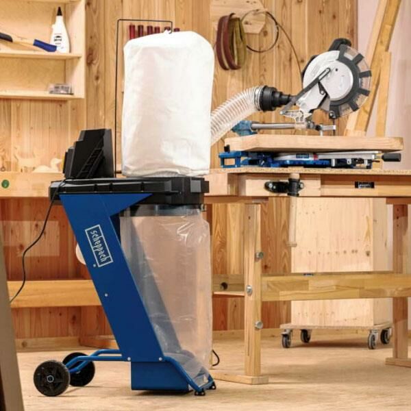 SCHEPPACH DC 500 Toz Emme Makinası 75 Litre 550 Watt (Adaptör Dahil)