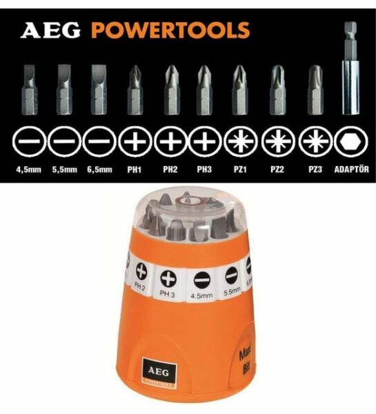 Aeg Bits Uç Seti 10 Parça Maxi