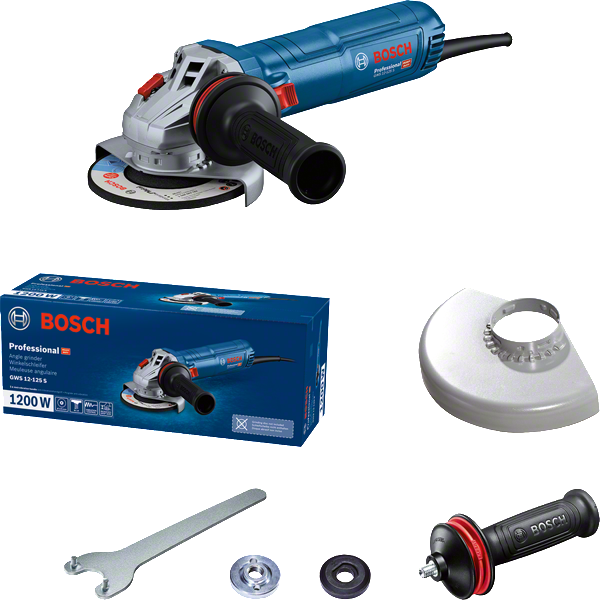 Bosch GWS 12-125 S Avuç Taşlama 1200W - 06013A6020