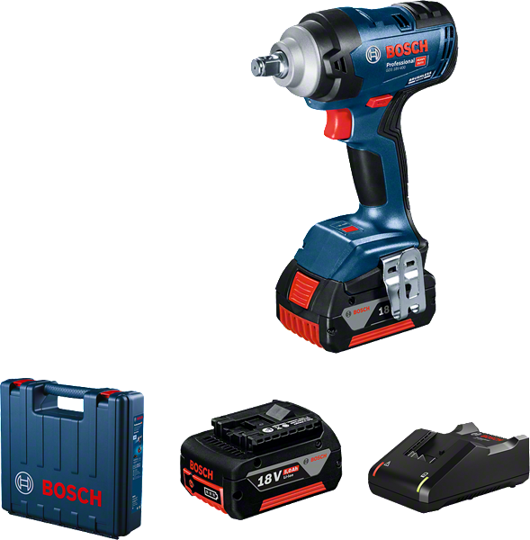 BOSCH GDS 18 V-400 Şarjlı Somun Sıkma 18 Volt 5.0 Amper Çift Akülü