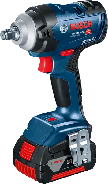 BOSCH GDS 18 V-400 Şarjlı Somun Sıkma 18 Volt 5.0 Amper Çift Akülü