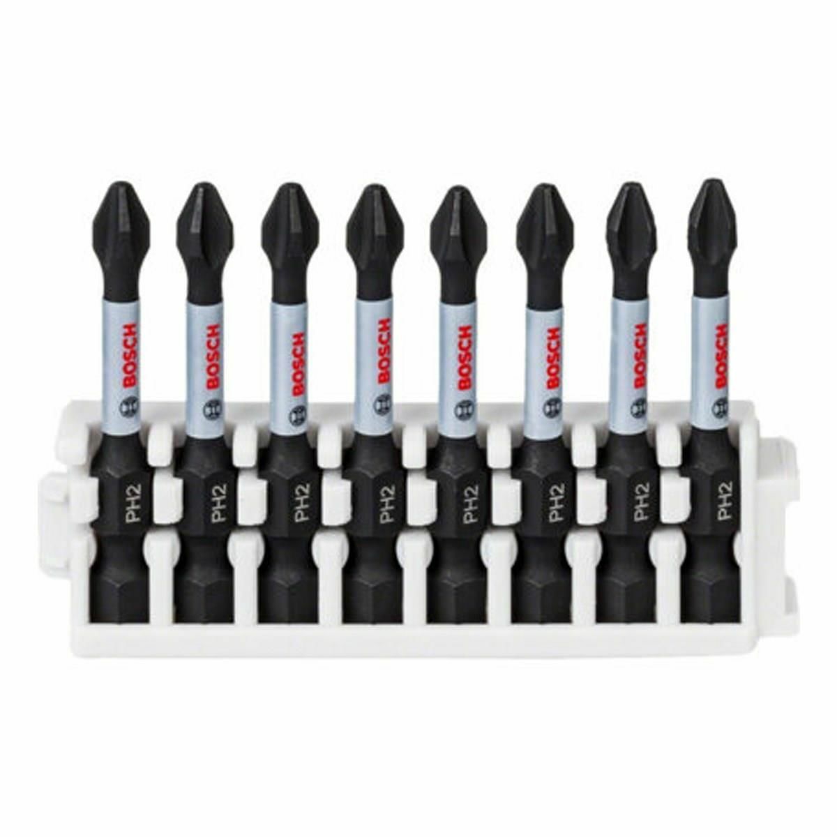 Bosch ImpactC Yıldız Vidalama Ucu Bits Takımı PH2*50mm 8'li - 2608522330