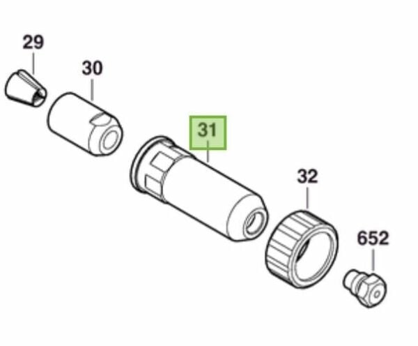 Bosch Yedek Parça Kovan GRG 18 Perçin Tabancası İçin
