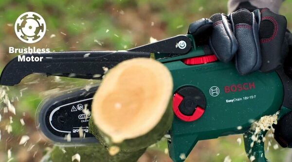 BOSCH EasyChain 18V-15-7 Şarjlı Zincirli Budama Makinası 18 Volt