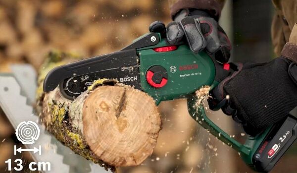 BOSCH EasyChain 18V-15-7 Şarjlı Zincirli Budama Makinası 18 Volt