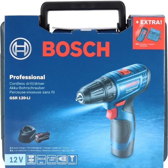 Bosch 06019G8002 GSR 120-Li+ 23 Parça Vidalama Seti