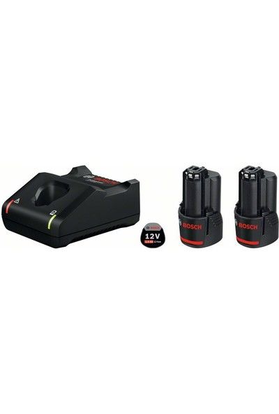Bosch 12V Başlangıç seti 2x2.0 Ah + GAL 12V-40 ( 1600A019R8 )