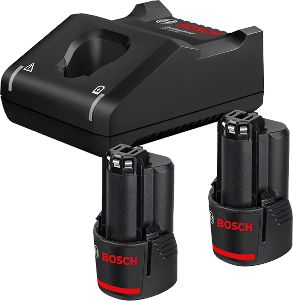 Bosch 12V Başlangıç seti 2x2.0 Ah + GAL 12V-40