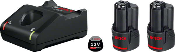 Bosch 12V Başlangıç seti 2x2.0 Ah + GAL 12V-40 ( 1600A019R8 )