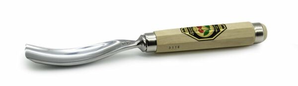 KIRSCHEN Two Cherries Bükülmüş Oluklu Iskarpela 40 mm (Cut 7 - 3116040)