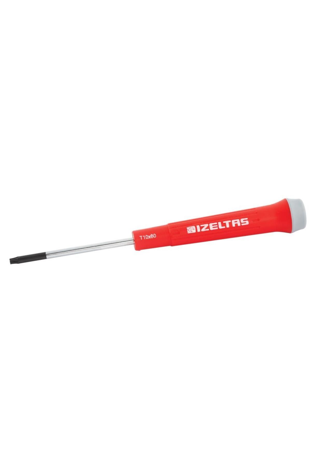 İzeltaş- Elektronikçi Tip Klemens Torx Uçlu Tornavida T10X60