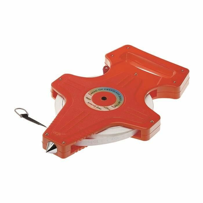 İzeltaş- Arazi Tipi Fiberglas Şerit Metre Saplı 50 M