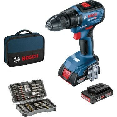 Bosch GSB 18V-50 + 43 Parça AC Seti