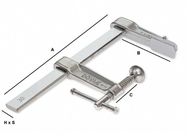 KANCA Metal Kollu Dövme Çelik Demirci İşkencesi (Ölçü Seçiniz)