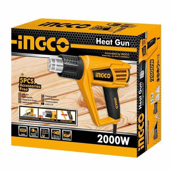Ingco HG200028 Elektrikli Sıcak Hava Tabancası 2000W