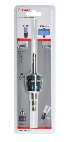 Bosch Sheet Mavi Pançlar İçin Power Change Matkap Adaptörü (Altıgen Saplı)