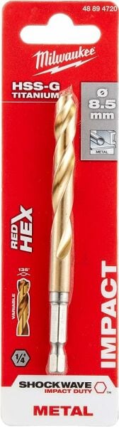 Milwaukee T48894720 Metal Matkap Ucu Hex Girişli HSS-G 8,5X 1114mm