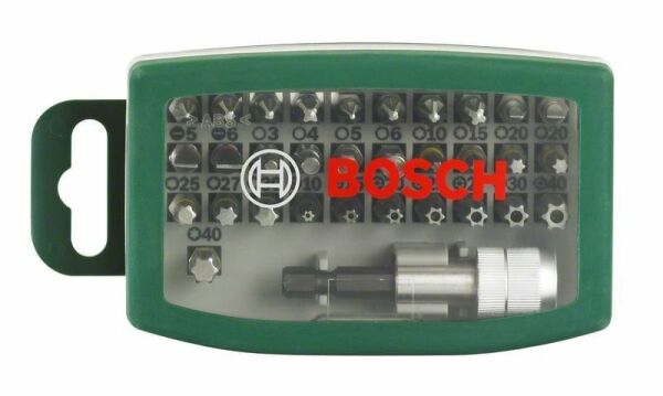 BOSCH 32 Parça Vidalama Bits Uç Seti