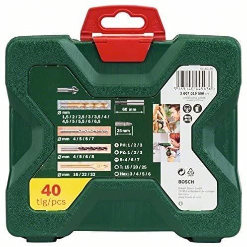 Bosch Xline Vidalama ve Matkap Ucu Seti 40 Parça - 2607019600