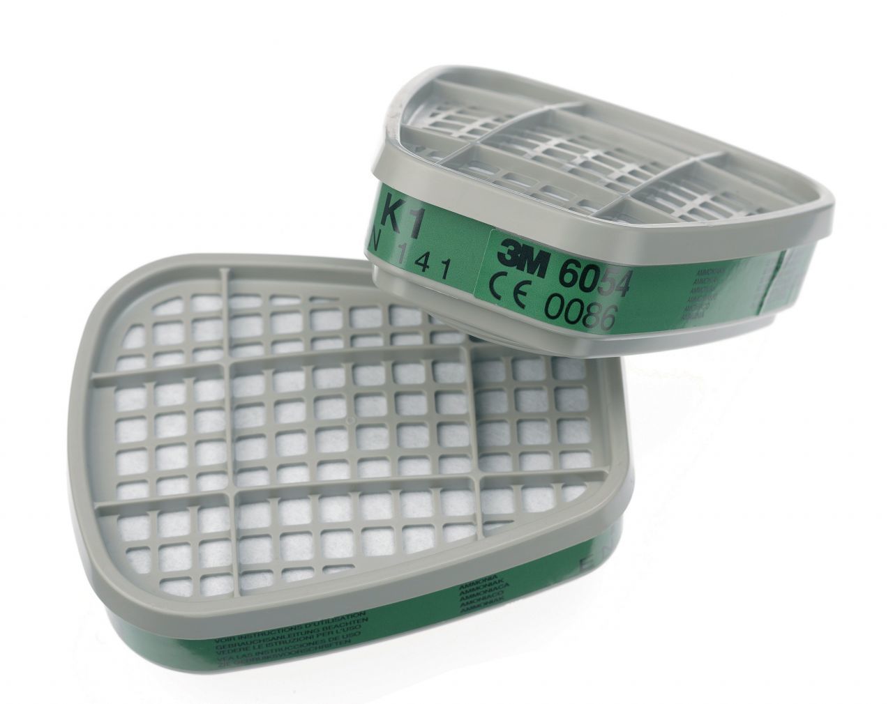 3M 6054 K1 Amonyak Gazı Filtresi (1 Takım)