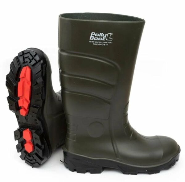 POLLYBOOT Galaxy Vega 04 Haki Çeliksiz Çizme (Numara Seçiniz)