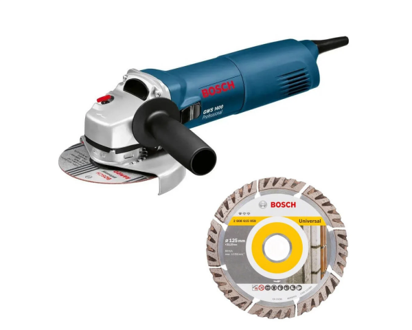 Bosch GWS 1400 Avuç Taşlama 1400 W + Elmas Kesme Diski - 0615990N1VH